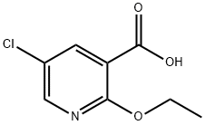 5-클로로-2-에톡시피리딘-3-카르복실산 구조식 이미지