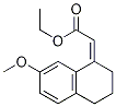 Ethyl2-(3,4-Dihydro-7-Methoxy-1(2H)-naphthalenylidene)acetate Structure