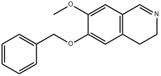 6-BENZYLOXY-7-METHOXY-3,4-DIHYDRO-ISOQUINOLINE 구조식 이미지