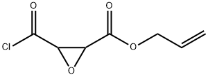 Oxiranecarboxylic acid, 3-(chlorocarbonyl)-, 2-propenyl ester (9CI) 구조식 이미지