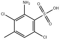 3-amino-2,5-dichlorotoluene-4-sulphonic acid  구조식 이미지