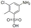 4-amino-6-chlorotoluene-2-sulphonic acid  Structure