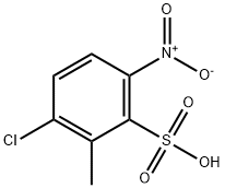6-chloro-3-nitrotoluene-2-sulphonic acid  구조식 이미지