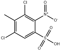 2,6-디클로로-3-니트로톨루엔-4-술폰산 구조식 이미지