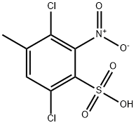 2,5-dichloro-3-nitrotoluene-4-sulphonic acid  Structure