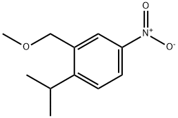 1-isopropyl-2-(methoxymethyl)-4-nitrobenzene 구조식 이미지