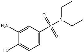 3-AMINO-N,N-DIETHYL-4-HYDROXY-BENZENESULFONAMIDE 구조식 이미지