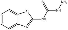 Hydrazinecarbothioamide, N-2-benzothiazolyl- (9CI) Structure
