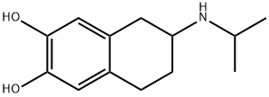 2,3-Naphthalenediol, 5,6,7,8-tetrahydro-6-[(1-methylethyl)amino]- (9CI) Structure