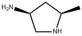 3-Pyrrolidinamine,5-methyl-,(3S,5R)-(9CI) Structure