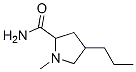2-피롤리딘카르복사미드,1-메틸-4-프로필-,L-트랜스-(8CI) 구조식 이미지