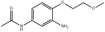 N-[3-amino-4-(2-methoxyethoxy)phenyl]acetamide Structure