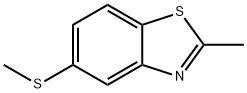 2-METHYL-5-METHYLTHIO-BENZOTHIAZOLE Structure