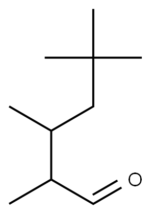 2,3,5,5-tetramethylhexanal 구조식 이미지