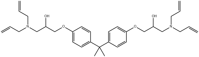 ALLYLATED BISPHENOL ''A'' GLYCIDYL ETHER OLIGOMER Structure