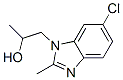 1-(6-Chloro-2-methyl-1H-benzimidazol-1-yl)-2-propanol 구조식 이미지