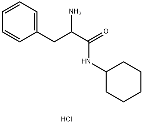 2-Amino-N-cyclohexyl-3-phenylpropanamidehydrochloride Structure