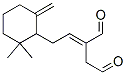 2-[2-(2,2-Dimethyl-6-methylenecyclohexyl)ethylidene]butanedial 구조식 이미지