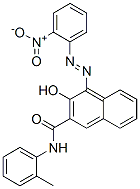 3-hydroxy-4-[(2-nitrophenyl)azo]-N-(o-tolyl)naphthalene-2-carboxamide  구조식 이미지