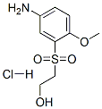 2-[(5-amino-2-methoxyphenyl)sulphonyl]ethanol hydrochloride 구조식 이미지
