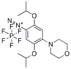 2,5-bis(1-methylethoxy)-4-(morpholino)benzenediazonium hexafluorophosphate Structure