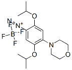2,5-bis(1-methylethoxy)-4-(morpholino)benzenediazonium tetrafluoroborate Structure