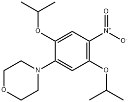 4-[2,5-bis(1-methylethoxy)-4-nitrophenyl]morpholine 구조식 이미지
