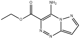 4-Aminopyrazolo[5,1-c][1,2,4]triazine-3-carboxylic acid ethyl ester 구조식 이미지