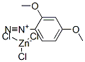 2,4-dimethoxybenzenediazonium trichlorozincate 구조식 이미지