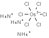 triammonium hexachloroosmate(3-) Structure