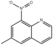 6-Methyl-8-nitroquinoline Structure