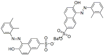 barium 5-[(dimethylphenyl)azo]-6-hydroxynaphthalene-2-sulphonate 구조식 이미지