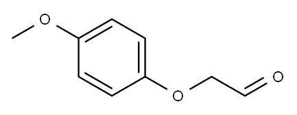 (4-methoxyphenoxy)acetaldehyde 구조식 이미지