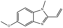 1H-Benzimidazole,2-ethenyl-5-methoxy-1-methyl-(9CI) 구조식 이미지
