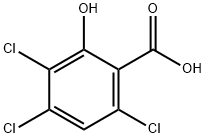 3,4,6-Trichloro-2-hydroxybenzoic acid Structure