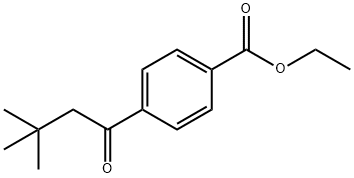 4'-CARBOETHOXY-3,3-DIMETHYLBUTYROPHENONE Structure