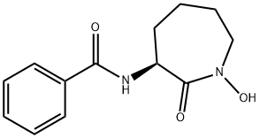 Benzamide, N-[(3S)-hexahydro-1-hydroxy-2-oxo-1H-azepin-3-yl]- (9CI) 구조식 이미지