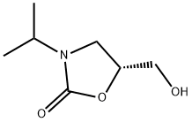 2-Oxazolidinone,5-(hydroxymethyl)-3-(1-methylethyl)-,(5R)-(9CI) 구조식 이미지