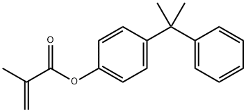 4-CUMYLPHENYL METHACRYLATE Structure