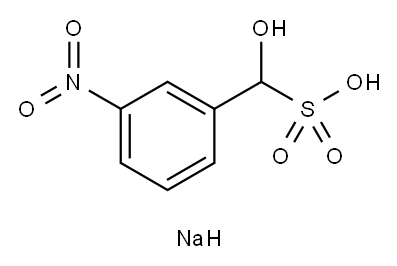 sodium alpha-hydroxy-m-nitrotoluene-alpha-sulphonate 구조식 이미지