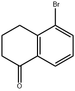 5-Bromo-1-tetralone 구조식 이미지