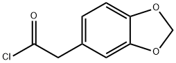 BENZO[1,3]DIOXOL-5-YL-ACETYL CHLORIDE 구조식 이미지