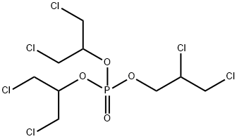 bis[2-chloro-1-(chloromethyl)ethyl] 2,3-dichloropropyl phosphate Structure