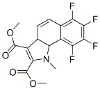 6,7,8,9-Tetrafluoro-3a,9b-dihydro-1-methyl-1H-benz[g]indole-2,3-dicarboxylic acid dimethyl ester 구조식 이미지