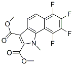 6,7,8,9-테트라플루오로-1-메틸-1H-벤즈[g]인돌-2,3-디카르복실산디메틸에스테르 구조식 이미지