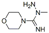 4-Morpholinecarboximidicacid,N-methyl-,hydrazide(9CI) Structure