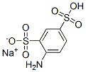 나트륨수소4-아미노벤젠-1,3-디설포네이트 구조식 이미지
