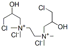 ethylenebis[(3-chloro-2-hydroxypropyl)dimethylammonium] dichloride Structure