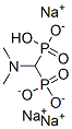 trisodium hydrogen [(dimethylamino)methylene]bisphosphonate 구조식 이미지