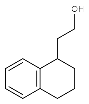 1,2,3,4-tetrahydronaphthalene-1-ethanol 구조식 이미지